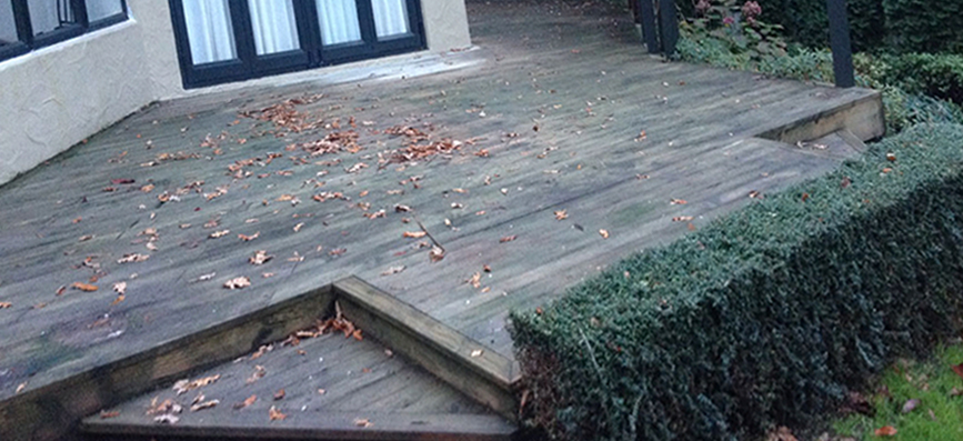 Decks & Outdoor Areas - Alteration Specialists - Before